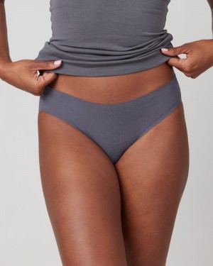 Spanx Ahhh-llelujah® Pima Cotton ‘Fit to You’ Women's Bikini Grey | 52XRATSYB