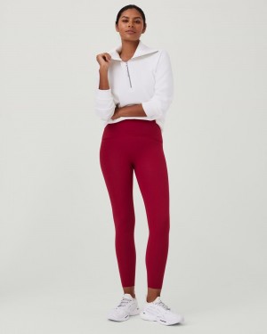 Spanx Booty Boost® Active 7/8 Women's Leggings Red | 91MSLBURW