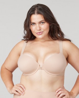 Spanx Bra-llelujah!® Lightly Lined Full Coverage Women's Bras Beige | 71GVQTLIC