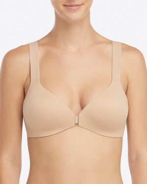 Spanx Bra-llelujah!® Lightly Lined Wireless Women's Bras Beige | 41ZPWXJTD