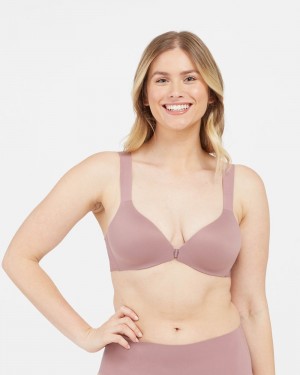 Spanx Bra-llelujah!® Lightly Lined Wireless Women's Bras Purple | 10FEKJSBP