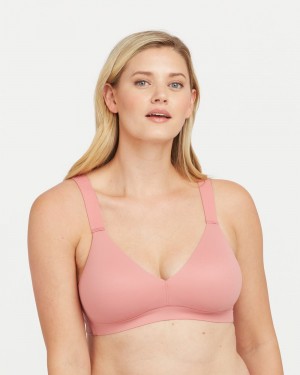 Spanx Bra-llelujah!® Lightly Lined Women's Bralette Dark Red | 98XAPHTYC