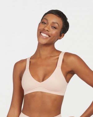 Spanx Bra-llelujah!® Unlined Women's Bralette Rose | 68RMTSLOJ