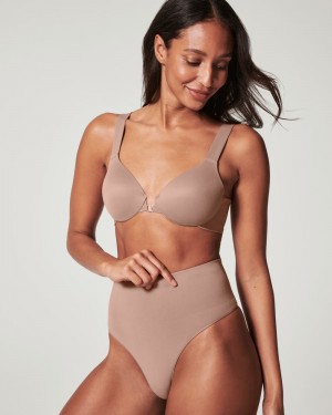 Spanx EcoCare Seamless Shaping Women's Panties Cafe Au Lait | 13BOCRILT