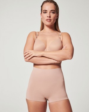 Spanx EcoCare Seamless Shaping Women's Panties Beige | 25GJPWIYN