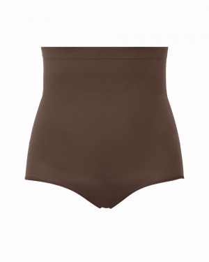 Spanx Higher Power Women's Panties Brown | 90DXVFZRC