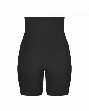 Spanx Higher Power Women's Shorts Black | 86CZKNIYP