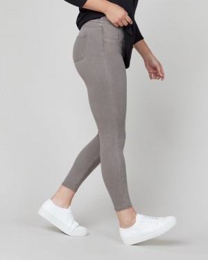 Spanx Jean-ish® Ankle Women's Leggings White | 73EBIMCFT