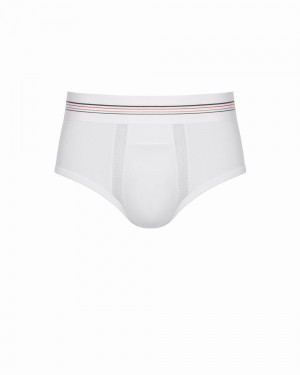 Spanx Sculpt Cotton Men's Briefs White | 25VSWNOKM