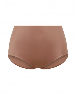 Spanx Shaping Satin Women's Panties Cafe Au Lait | 35UGYIBFD