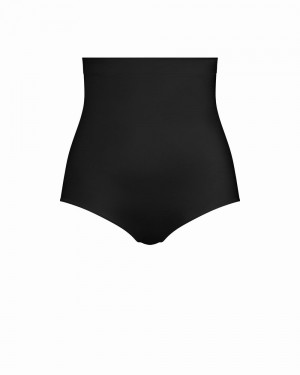 Spanx Suit Your Fancy High-Waisted Women's Panties Black | 04ORMXCVA