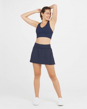 Spanx The Get Moving, 14" Women's Skorts Navy | 36KMVXHOR