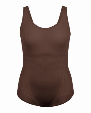 Spanx Thinstincts® 2.0 Tank Panty Women's Bodysuits Brown | 23FRAJBGH