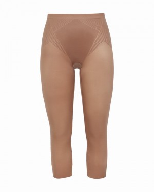 Spanx Thinstincts® 2.0 Women's Capri Cafe Au Lait | 34JAKUWDB