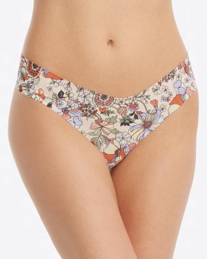 Spanx Under Statements® Women's Thong Flower | 46TUKYENZ