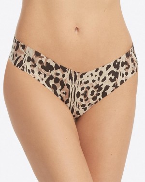 Spanx Under Statements® Women's Thong Leopard | 86GCHJSDY