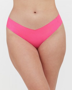 Spanx Under Statements® Women's Thong Pink | 25ILTNBJR