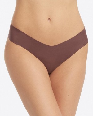 Spanx Under Statements® Women's Thong Purple | 21EVKILRG