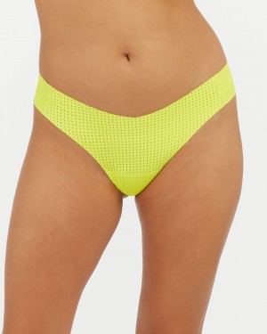 Spanx Under Statements® Women's Thong Yellow | 80NDQHKGW