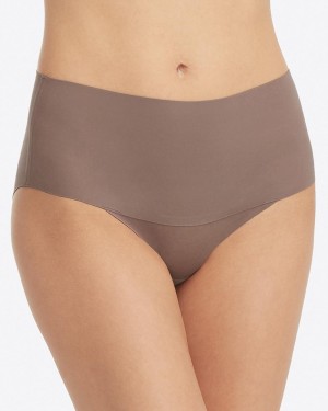 Spanx Undie-tectable® Women's Panties Brown Grey | 68UYGPERJ