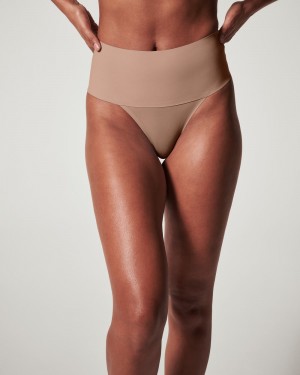 Spanx Undie-tectable® Women's Panties Cafe Au Lait | 91DJAPIKR