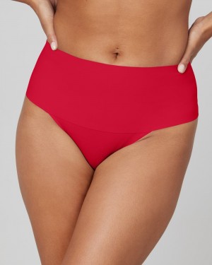 Spanx Undie-tectable® Women's Panties Red | 41VFWZKXG