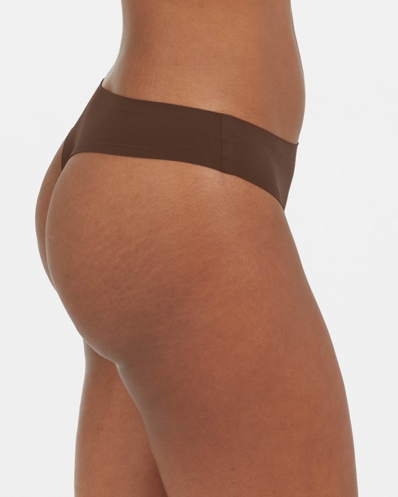 Spanx Ahhh-llelujah® ‘Fit to You’ Women's Thong Brown | 91MNDVQOH