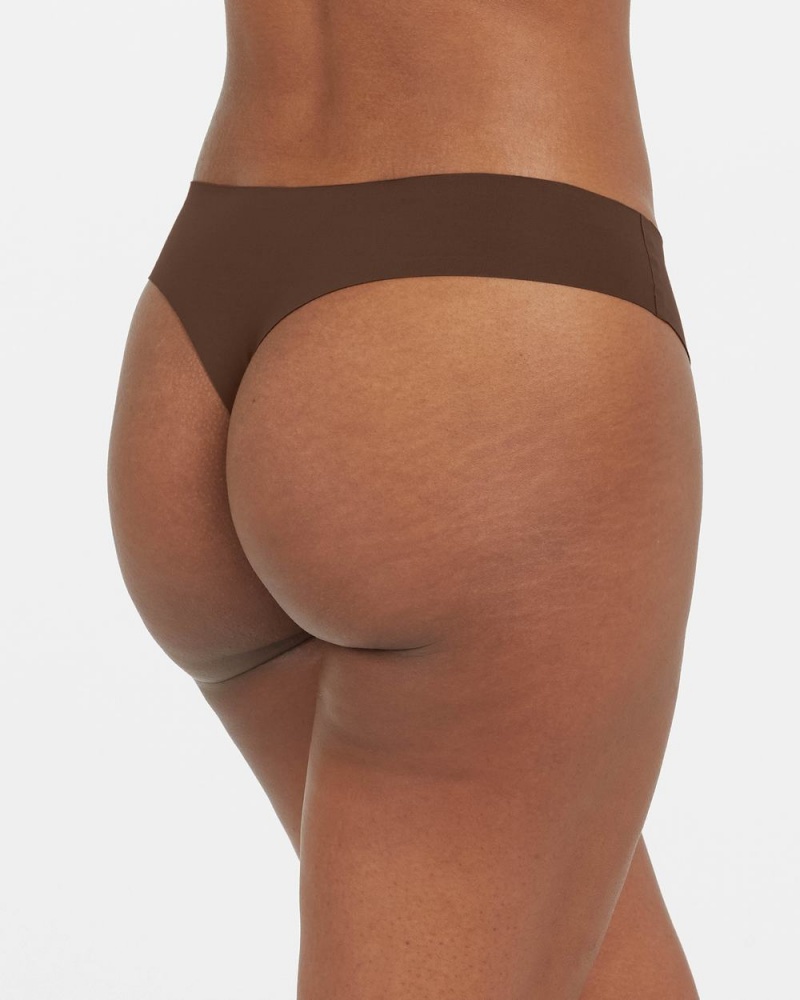 Spanx Ahhh-llelujah® ‘Fit to You’ Women's Thong Brown | 91MNDVQOH