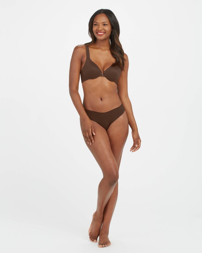 Spanx Ahhh-llelujah® ‘Fit to You’ Women's Thong Brown | 91MNDVQOH