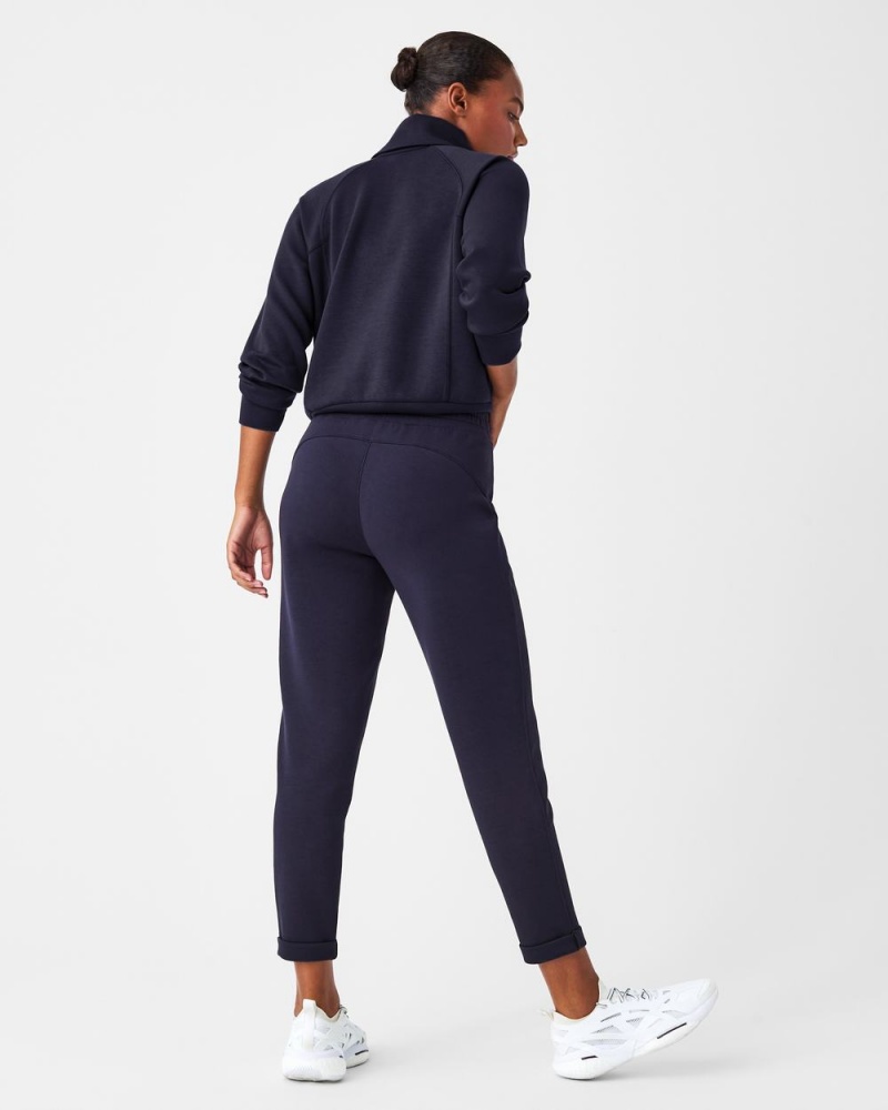 Spanx AirEssentials Tapered Women's Pants Navy | 97IBGVKWS