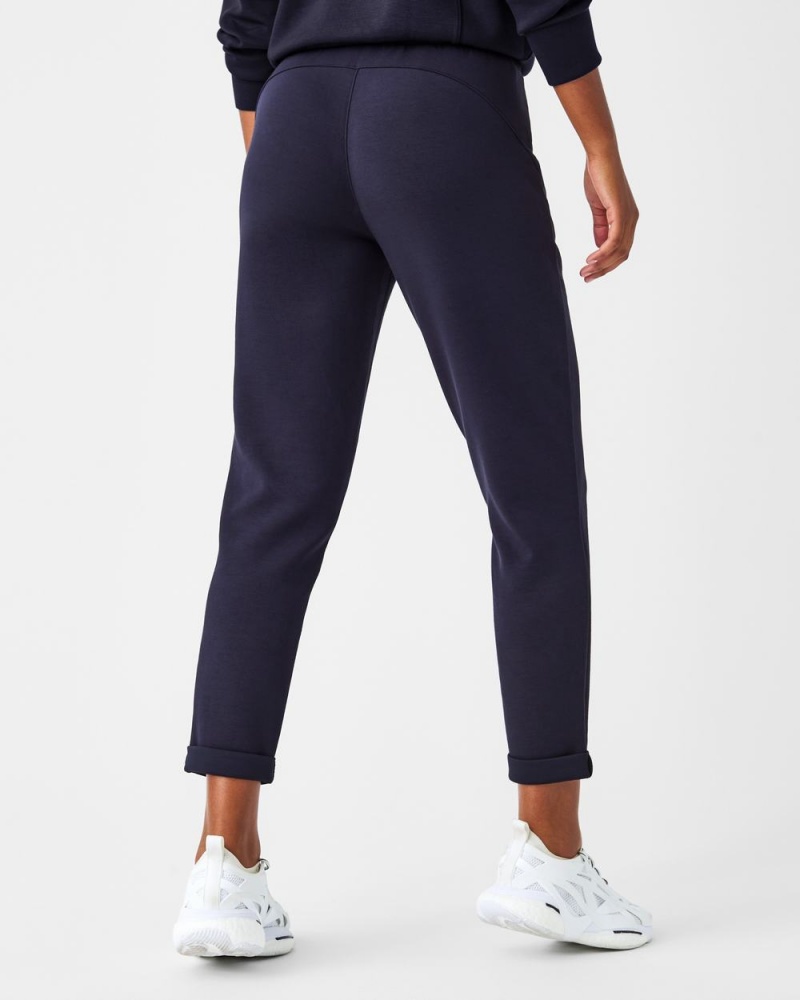 Spanx AirEssentials Tapered Women's Pants Navy | 97IBGVKWS