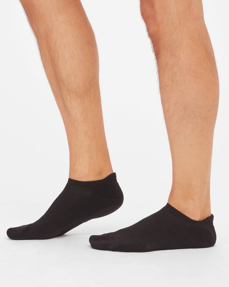 Spanx Ankle Men\'s Socks Black | 53AEMGLUH