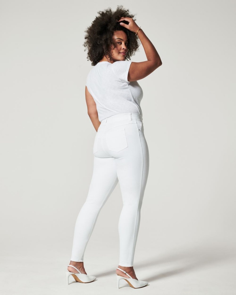 Spanx Ankle Skinny Women's Jeans White | 46SAPZMUC