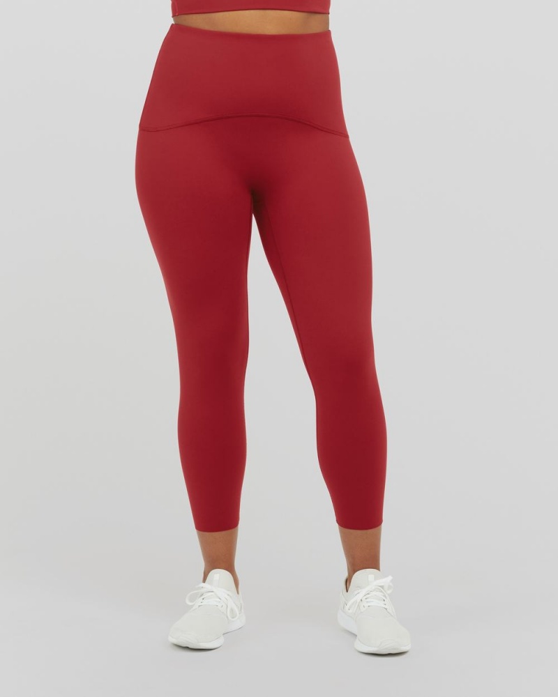 Spanx Booty Boost® Active 7/8 Women's Leggings Red | 15MSXQEZR