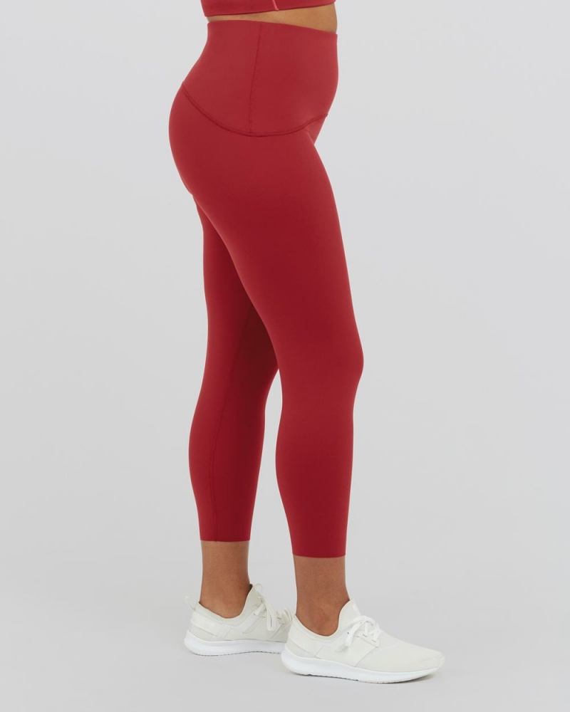 Spanx Booty Boost® Active 7/8 Women's Leggings Red | 15MSXQEZR