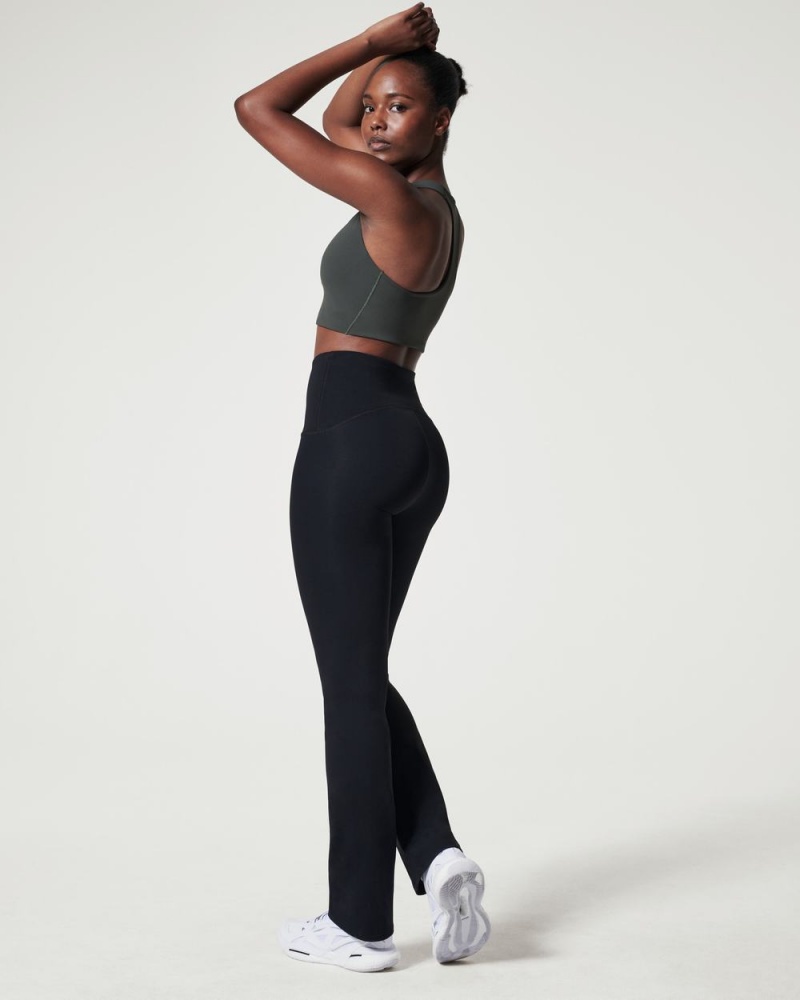 Spanx Booty Boost® Flare Yoga Women's Leggings Black | 21NCISPBA