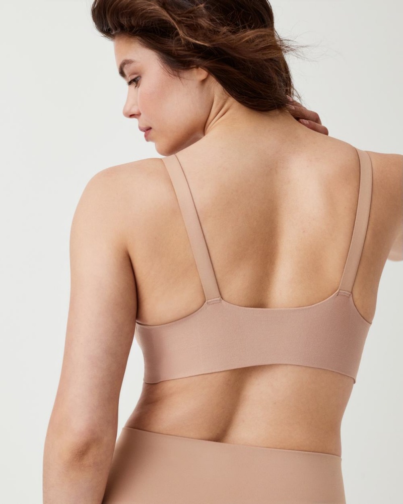 Spanx Bra-llelujah!® Adjustable Unlined Full Coverage Women's Bras Beige | 63TPYVIJK