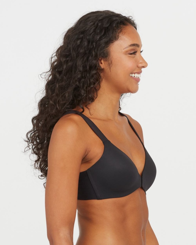 Spanx Bra-llelujah!® Lightly Lined Wireless Women's Bras Black | 54KOUMSQL