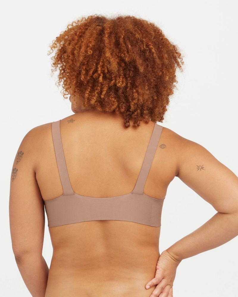 Spanx Bra-llelujah!® Lightly Lined Women's Bralette Cafe Au Lait | 17AWHTJMU