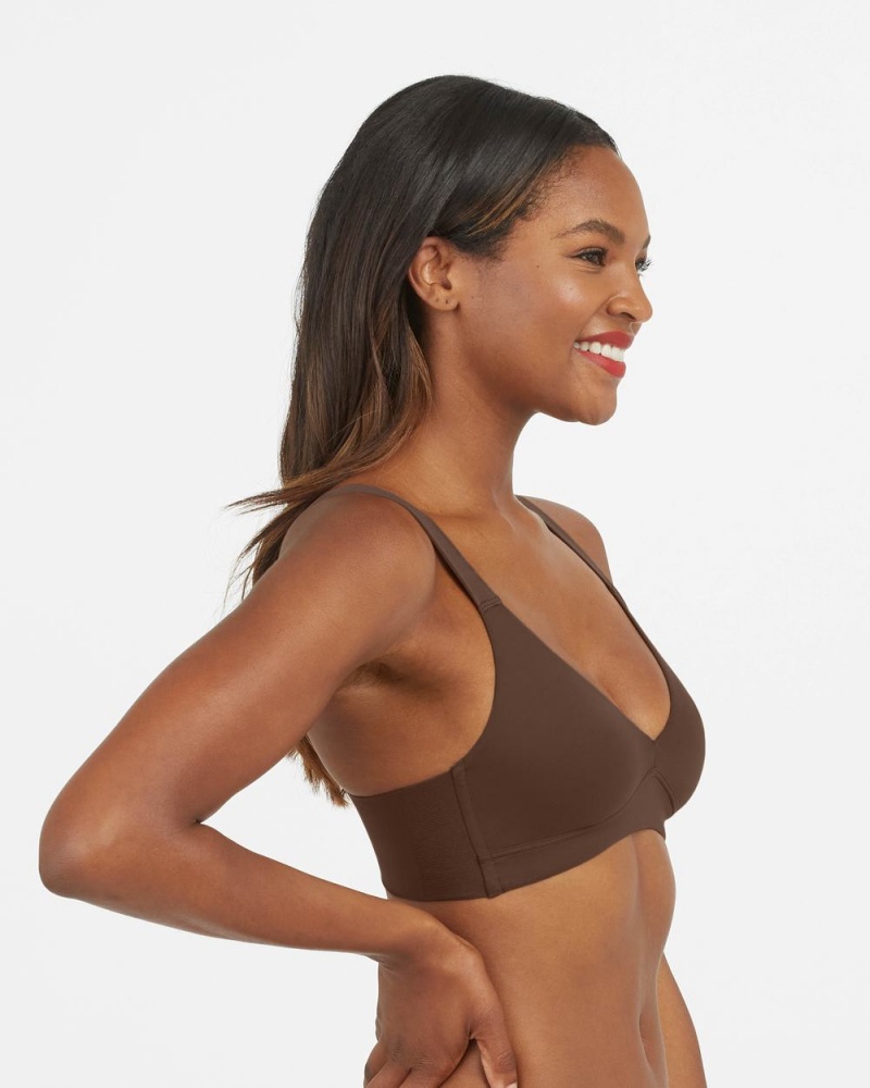 Spanx Bra-llelujah!® Unlined Women's Bralette Brown | 45BVWSRDN