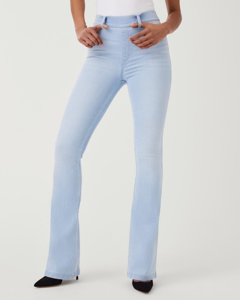 Spanx Flare Women's Jeans Light Wash | 51JRCTQFN