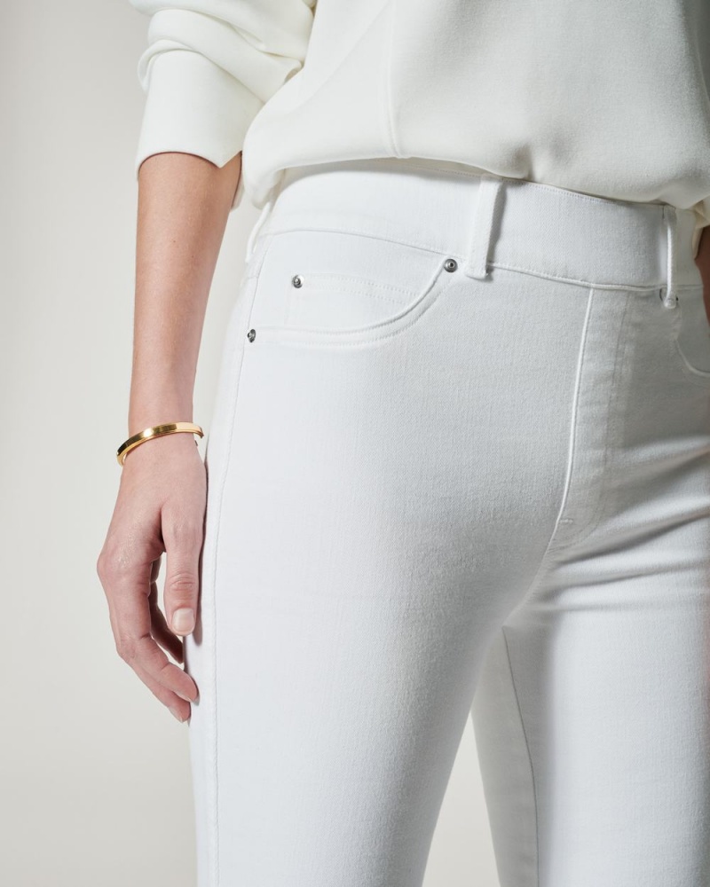 Spanx Flare Women's Jeans White | 35XQESGAV