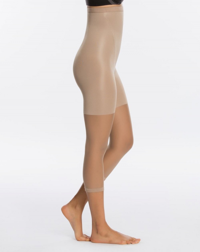 Spanx Higher Power Women's Pantyhose Beige | 94IBDQECS