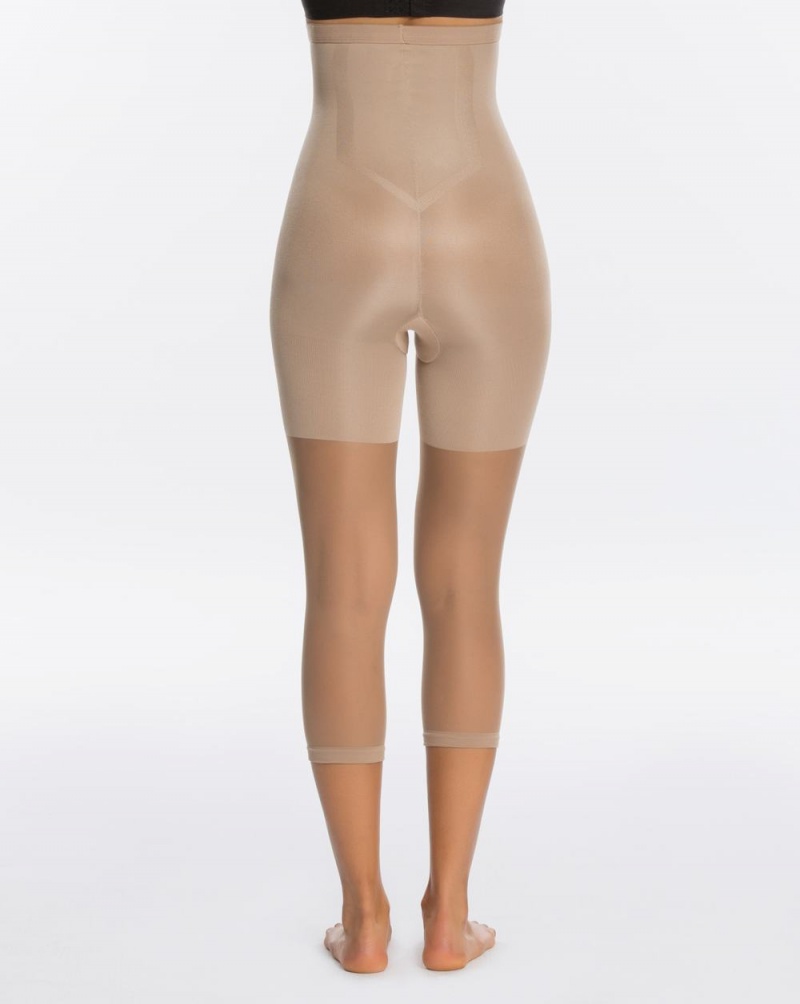 Spanx Higher Power Women's Pantyhose Beige | 94IBDQECS