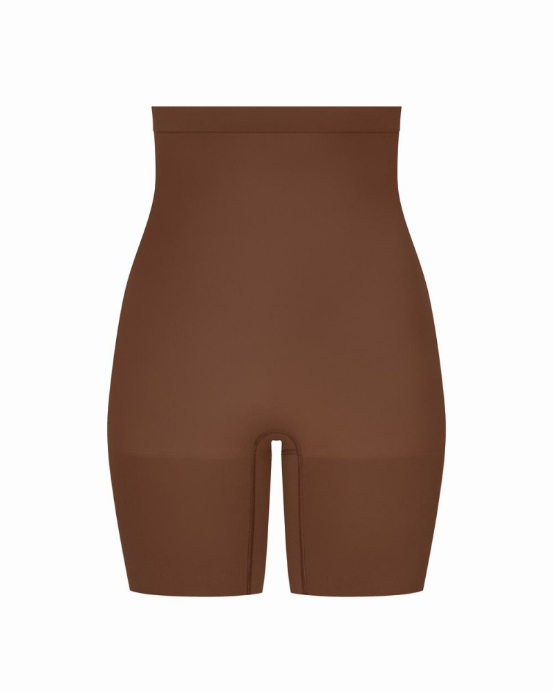 Spanx Higher Power Women\'s Shorts Brown | 09LMYFADK