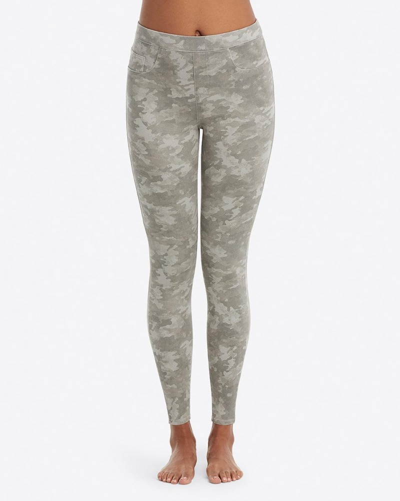 Spanx Jean-ish® Ankle Women's Leggings Camo | 23FXVSDET