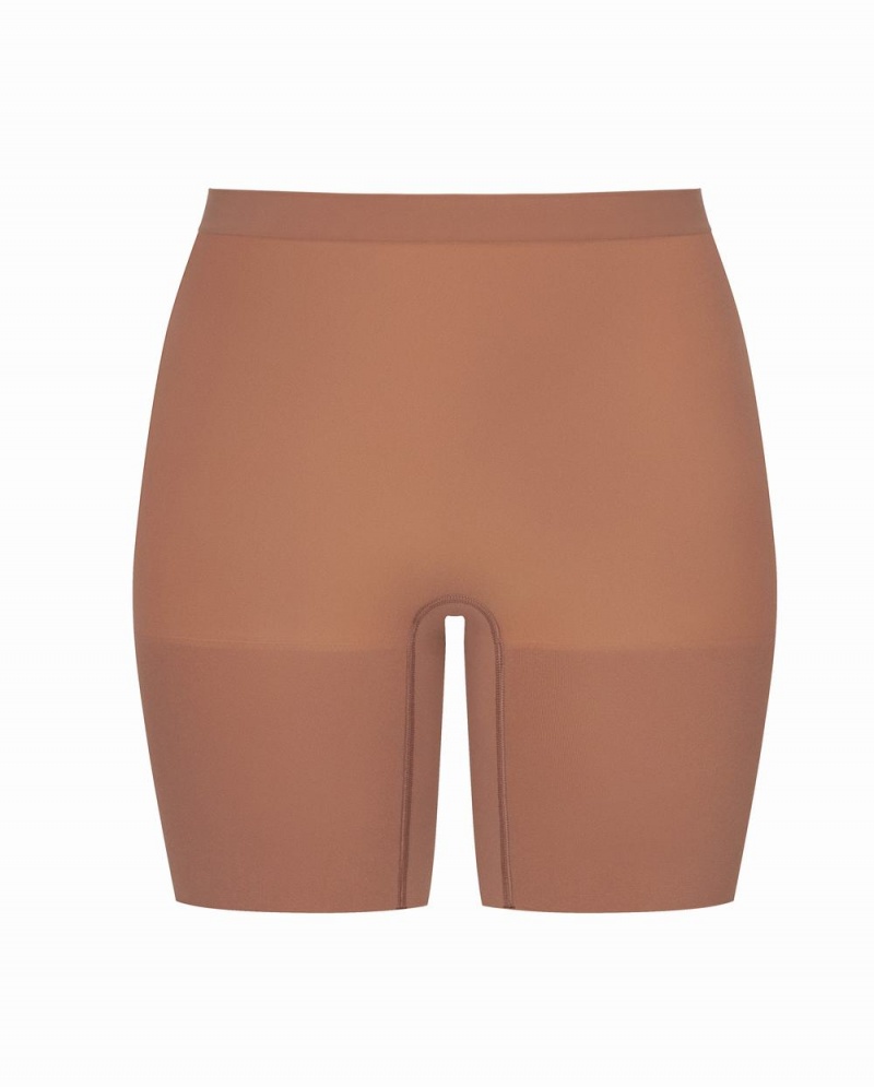 Spanx Power Women\'s Shorts Cafe Au Lait | 14MYXLKEF