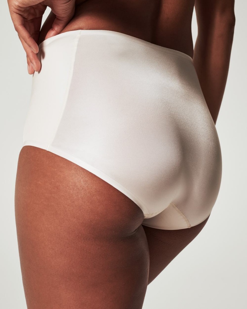 Spanx Shaping Satin Women's Panties Beige | 32XYVSTRC