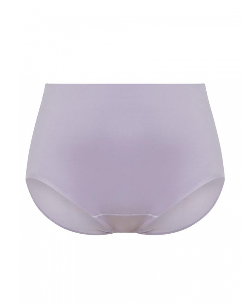 Spanx Shaping Satin Women\'s Panties Light Purple | 43QPTLGIZ