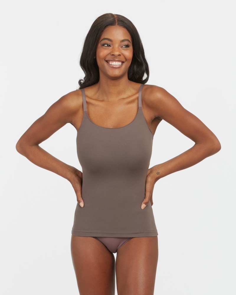 Spanx Socialight Women's Cami Grey | 47KJHWLRX